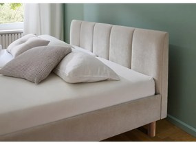 Letto matrimoniale imbottito beige rete non inclusa 180x200 cm Joker – Meise Möbel
