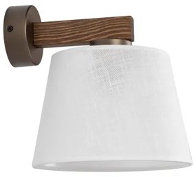 Brilagi - Lampada da parete LATTE 1xE27/15W/230V pino/bianco