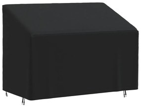 Copertura Per Panca A 2 Posti Nera 134x70x65/94 Cm 420d Oxford /