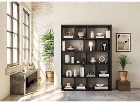 Libreria nera 150x198 cm Berlin - TemaHome