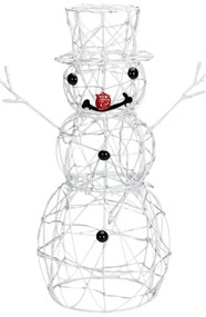 Aigostar-LED Decorazione natalizia da esterno LED/3,6W/31/230V 2700K 60cm IP44 pupazzo di neve