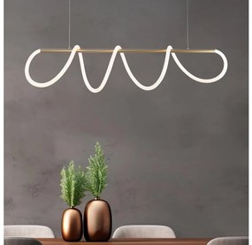 Zuma Line 20006PM-GD - Lampadario LED a sospensione con filo BALBO LED/45W/230V 3000/4000/6000K