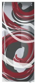 Anta per porta scorrevole Energy in vetro nero, L 88 x H 215 cm spessore 10 mm, apertura destra