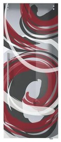 Porta scorrevole Energy in alluminio multicolore, L 88 x H 215 cm, con binario Atelier argento Sinistra