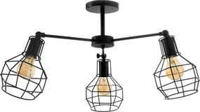 Lampada Da Soffitto Pensile Metallico Loft APP734-3C