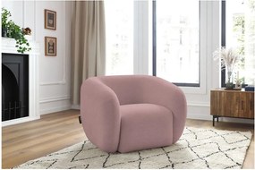 Poltrona in rosa chiaro Celine – Bobochic Paris