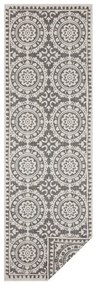 Tappeto da esterno grigio e crema , 80 x 250 cm Jardin - NORTHRUGS