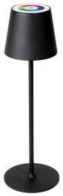 Lampada LED RGBW dimmerabile per esterni LED/4W/4000 mAh 3000/4000/5500K IP44 nero
