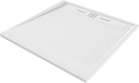 Mexen Amon piatto doccia quadrato SMC 100 x 100 cm, bianco - 4F101010