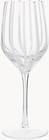 Set di 4 bicchieri da vino bianco Stripe