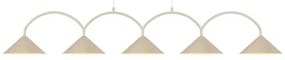 Globen Lighting - Curve 5 Lampada a Sospensione Beige Globen Lighting