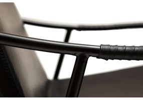 Poltrona in similpelle nera Boto - DAN-FORM Denmark