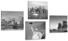 Set di quadri – New York in bianco e nero