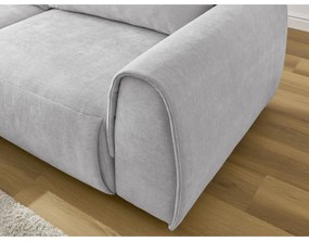 Divano angolare in grigio chiaro Aden – Bobochic Paris