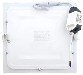 Lampada LED da incasso SQUARE LED/15W/230V 4200K 18,8x18,8 cm bianco