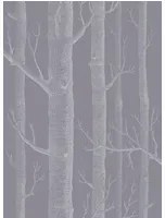Cole & Son Carta da parati Woods - Hellviolett/ Weiß