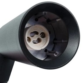 Faretto MICA per sistema a binario 1xGU10/25W/230V Monofase nero