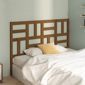 Testiera Per Letto Ambra 126x4x104 Cm İn Legno Massello Di Pino /