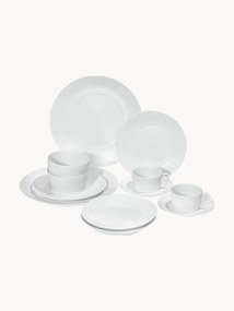 Servizio da tavola in porcellana fatto a mano Cosmopolitan, 2 persone (14 pz)