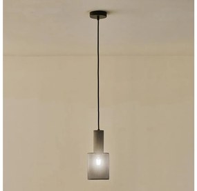 Lampadario a sospensione con filo 1xE27/40W/230V nero