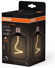 Lampadina LED dimmerabile DECOR FILAMENT E27/3,5W/230V 1800K nero - Osram