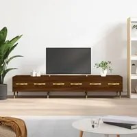 Mobile Porta TV Rovere Marrone 150x36x30cm in Legno Multistrato 829139