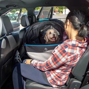 Sherpa cuccia per auto a tubo per animali domestici grande nero
