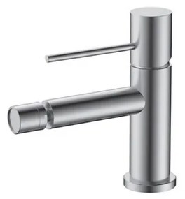 Kamalu - Miscelatore bidet in acciaio inox satinato| KAM-ARTE SATINATO