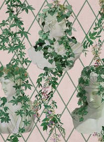 Coordonne Carta da parati Statues - Pink