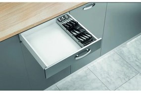 Credenza in plastica grigia per cassetto 15 x 49 cm - Metaltex