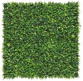 Parete verde artificiale Liriope Divy 3D in polietilene, verde H 1 m x L 1 m