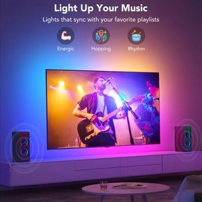 Govee - Retroilluminazione SMART LED per TV 40-50" RGBIC Wi-Fi