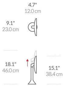 Specchio per make-up con illuminazione/con ingrandimento (5x) ø 20 cm Sensor – simplehuman