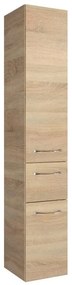 Colonna per mobile bagno Solitaire PELIPAL 1 cassetto 3 ante P 33 x L 30 x H 168 cm rovere castello