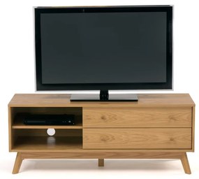 Mobile TV color naturale con trama in rovere Kensal - Woodman