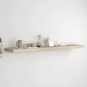 Scaffale A Parete Rovere 120x23,5x3,8 Cm İn Mdf /