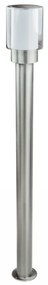 Paletto da Giardino 100cm, acciaio INOX, IK06, IP54, base E27 Base E27