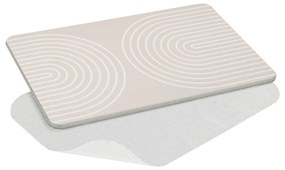 Tappeto da bagno in quarzo beige 39x60 cm Nazca - Wenko