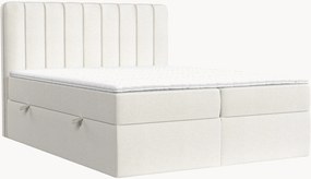 Letto boxspring fatto a mano con contenitore Skyfall, H3