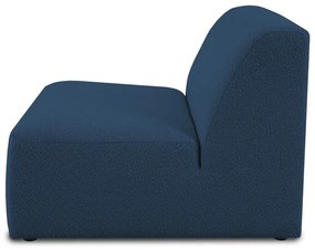 Modulo divano blu scuro in tessuto bouclé (parte centrale) Roxy - Scandic