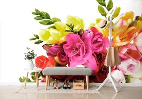 Carta da parati – Bouquet di fresie
