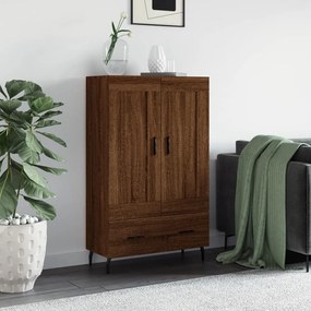 Credenza Rovere Marrone 69,5x31x115 Cm İn Legno Multistrato /