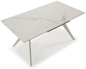 Tavolo da pranzo in ceramica 90x160 cm Lula - Marckeric