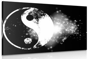 Quadro su tela – Simbolo Yin e Yang in bianco e nero