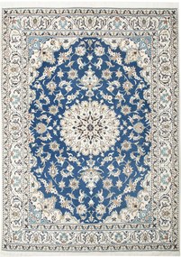 Nain Tappeto persiano 170x230 Blu (Iran) Annodato A Mano