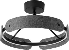 Osram - Lampadario a plafone LED DECOR CURVE LED/33W/230V Ø 43 cm grigio