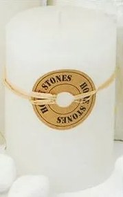 WHITEY - candela cilindrica profumata 9 cm