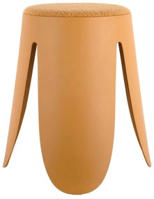 Sgabello in plastica giallo ocra Savor - Leitmotiv