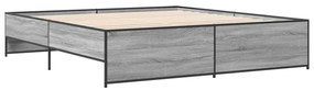 Giroletto grigio sonoma 200x200 cm in legno multistrato metallo