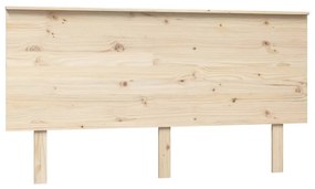 Testiera per letto 154x6x82,5 cm legno massello di pino